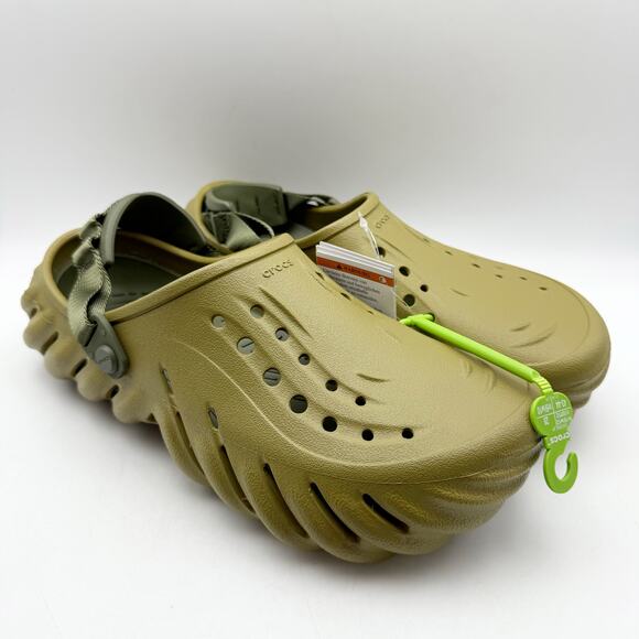 Crocs Unisex Echo Clogs Mens 7 Womens 9 EU 39 Green NWOB main image 6